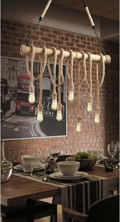 Lampadario-Country-8-Portalampada-E27-Lampada-Soffitto-Retro-Legno-Corda-B23-8