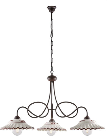 Lampadario-Country-Chic-Bistrot-3-Luci-Ruggine-Con-Ceramica-Vietrese