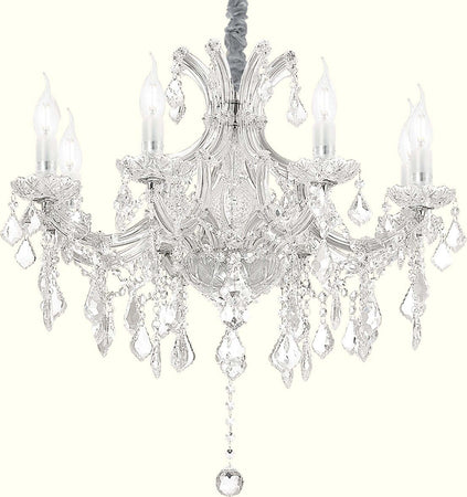 Lampadario-cristallo-Ideal-Lux-NAPOLEON-SP8-CR-167244-E14-LED-sospensione