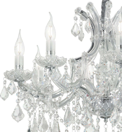 Lampadario-cristallo-Ideal-Lux-NAPOLEON-SP8-CR-167244-E14-LED-sospensione