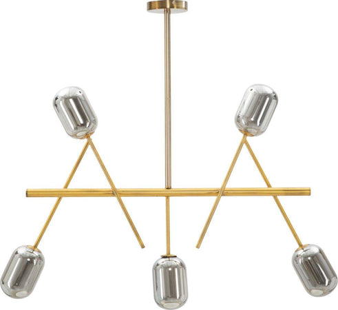 Lampadario Glam Galaxy Cm 100X10X80 Illuminazione/Illuminazione per interni/Lampadari lampade a sospensione e plafoniere/Lampadari Led Mall Home - Napoli, Commerciovirtuoso.it