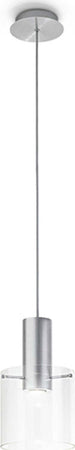 Lampadario-In-Alluminio-Contemporaneo-Hugo-Trasparente-1-Luce