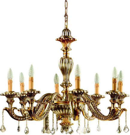 Lampadario-In-Legno-Classico-Argento-Mecca-8-Luci-Fagiano