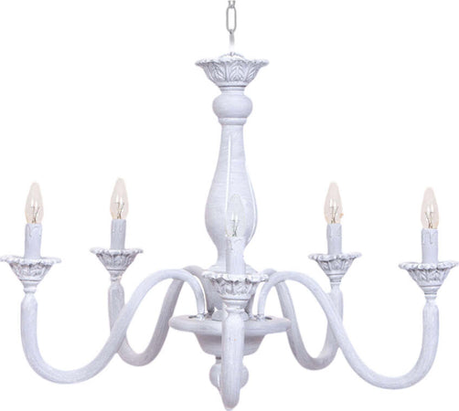 Lampadario-In-Legno-Classico-Grigio-Sbiancato-5-Luci-Falconidi