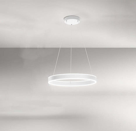 Lampadario-In-Metallo-Moderno-Kirko-Bianco-Led-Piccolo