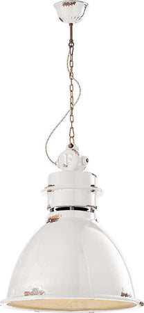 Lampadario-Industrial-Ferro-E-Ceramica-Vintage-Bianco-1-Luce-E27-50Cm