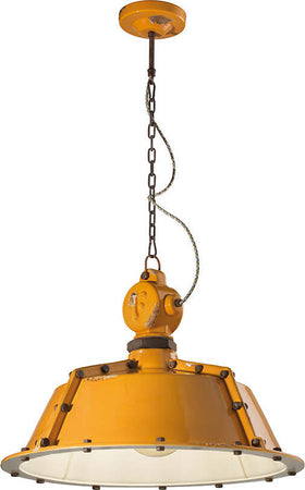 Lampadario-Industrial-Ferro-E-Ceramica-Vintage-Giallo-1-Luce-E27-52Cm