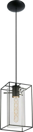 Lampadario-Industrial-Loncino-1-Luce-Acciaio-Nero