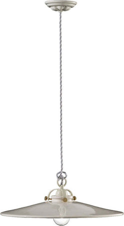 Lampadario-Industrial-Minimal-B&W-Metallo-Smaltato-Bianco-1-Luce-E27-42Cm
