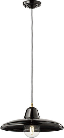 Lampadario-Industrial-Minimal-Nordico-B&W-Metallo-Smaltato-Nero-1-Luce-E27