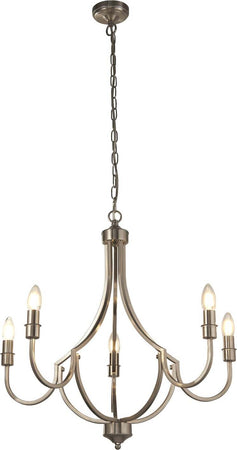 Lampadario-Industrial-Nordico-Loggia-Acciaio-Argento-5-Luci-E14