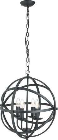 Lampadario-Industrial-Nordico-Orbita-Acciaio-Nero-4-Luci-E14