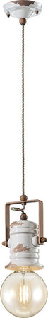 Lampadario-Industrial-Urban-Ferro-Ceramica-Vintage-Bianco-1-Luce-E27-19Cm