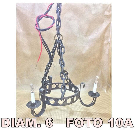 LAMPADARIO LAMPADARI IN OTTONE LUCE 12V. PER PRESEPI