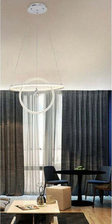 Lampadario-Led-70w-Lampada-2-Anelli-Cristallo-Luce-6500k-3000k-4000k-Moderno-A52