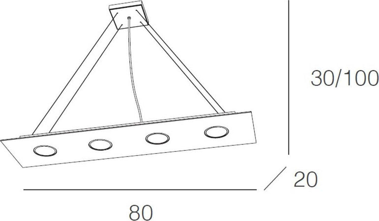 Lampadario-moderna-Top-Light-AREA-1127-S4-R+3-Gx53-LED-biemissione-metallo-sospensione