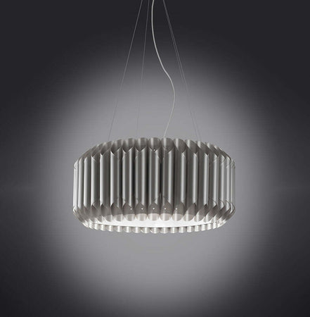 Lampadario-Moderno-5-Luci-Louise-In-Polilux-Silver-Made-In-Italy
