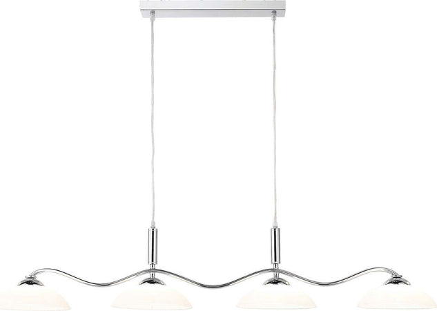 Lampadario-Moderno-Alessio-Ferro-Cromo-Vetro-Bianco-4-Luci-G9