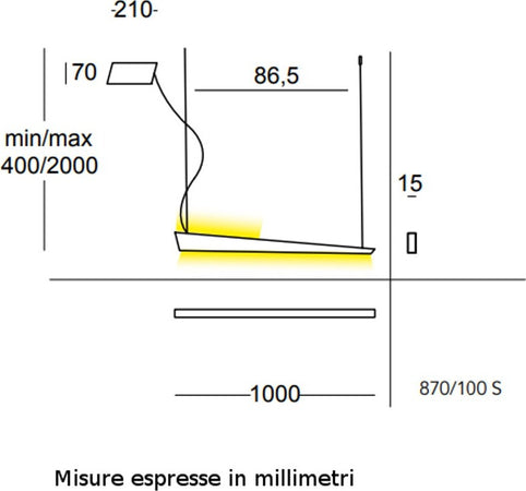 Lampadario-moderno-Cattaneo-illuminazione-KATANA-870-100S-LED-DIMMERABILE-sospensione-biemissione-metallo-interno
