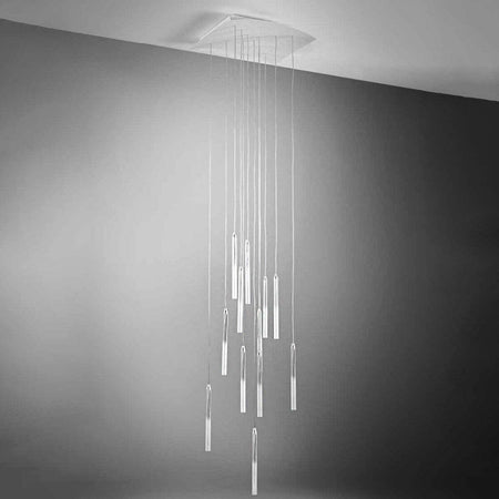 Lampadario-moderno-Cattaneo-illuminazione-WATERFALLS-M151-B151/29-D151/16-LED-24W-sospensione-multiluce-vetro-interno-IP20