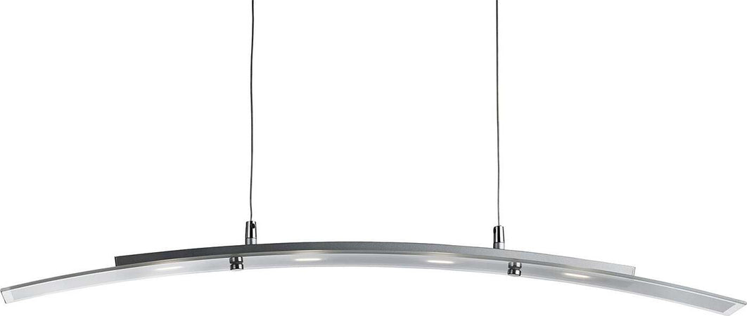 Lampadario-Moderno-Curva-Acciaio-Argento-Led-20W-3000K