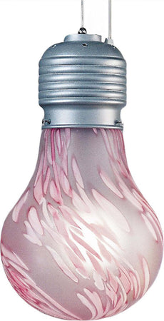 Lampadario-moderno-Due-P-illuminazione-LAMPADINA-2250-S-E27-LED-vetro-sospensione-camerette