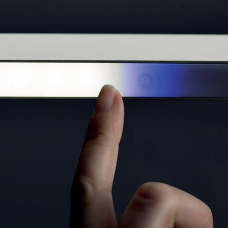 Lampadario-moderno-fratelli-Braga-ELLE-2089-S2-LED-touch-dimmer-biemissione-metallo-sospensione