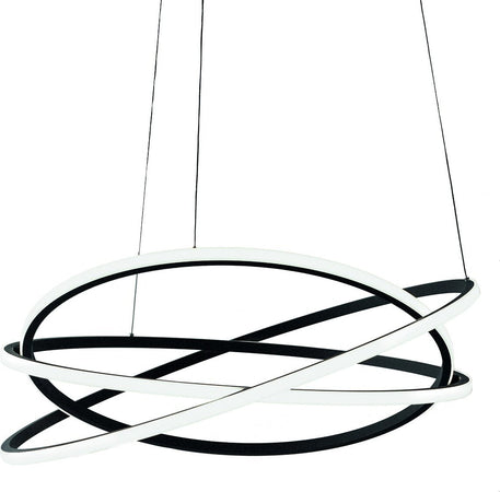 Lampadario-moderno-Gea-Luce-ATIA-SG-N-LED-alluminio-silicone-sospensione