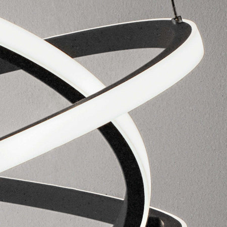 Lampadario-moderno-Gea-Luce-ATIA-SG-N-LED-alluminio-silicone-sospensione