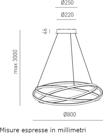 Lampadario-moderno-Gea-Luce-ATIA-SM-B-LED-alluminio-silicone-sospensione