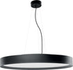 Lampadario-moderno-Gea-Luce-AVA-SM-N-LED-alluminio-metacrilato-sospensione