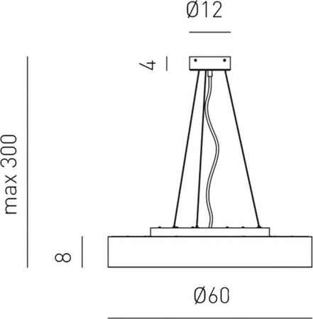 Lampadario-moderno-Gea-Luce-AVA-SP-B-LED-alluminio-metacrilato-sospensione