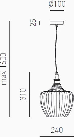Lampadario-moderno-Gea-Luce-CLEOFE-S10-E27-LED-vetro-cobalto-lampada-sospensione