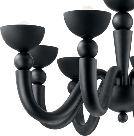 Lampadario-moderno-Ideal-Lux-BON-BON-SP6-140339-093994-E14-LED-metallo-vetro-sospensione