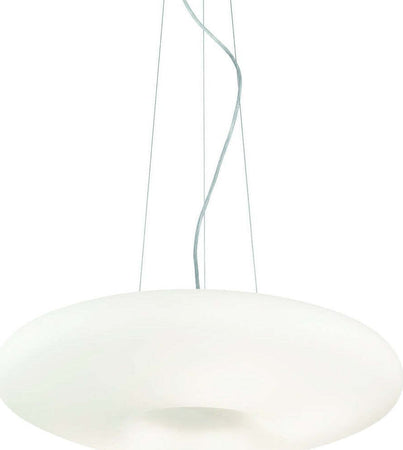Lampadario-moderno-Ideal-Lux-GLORY-SP3-D50-019734-E27-LED-vetro-metallo-sospensione