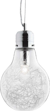Lampadario-moderno-Ideal-Lux-LUCE-MAX-SP1-SMALL-033679-E27-LED-vetro-alluminio-sospensione