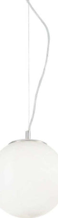 Lampadario-moderno-Ideal-Lux-MAPA-BIANCO-SP1-009148-E27-LED-vetro-sospensione