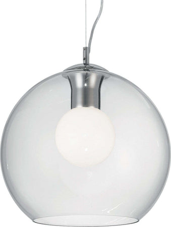 Lampadario-moderno-Ideal-Lux-NEMO-SP1-D30-052809-E27-LED-vetro-sospensione