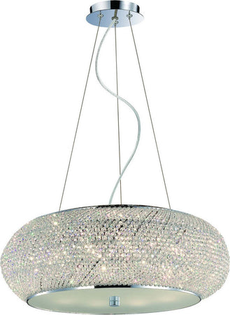 Lampadario-moderno-Ideal-Lux-PASHA'-SP10-082196-E14-LED-cristallo-sospensione