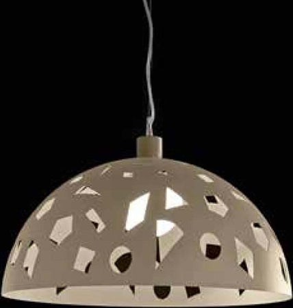 Lampadario-moderno-Illuminando-GEO-SP-C1-LED-sospensione-metallo-taglio-laser-bianco-grigio-sabbia-interni-33.5CM-E27