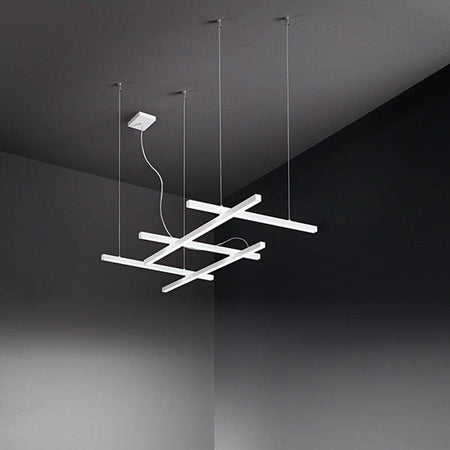 Lampadario-Moderno-Net-Bianco-Led-Piccolo