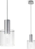 Lampadario-moderno-Perenz-HUGO-6664-TR-LED-GU10-sospensione-vetro-metallo-interni
