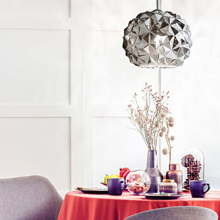Lampadario-moderno-Perenz-METEORA-6766-FU-E27-LED-sospensione-vetro-fumè-calata-interno