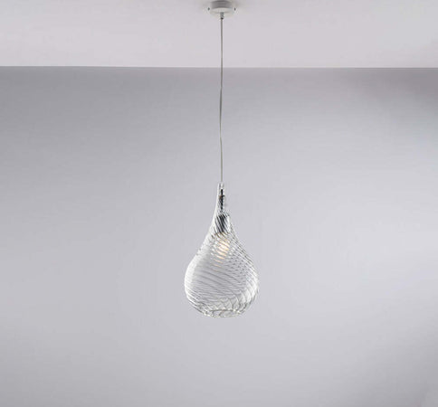 Lampadario-Moderno-Pluvia-Trasparente-1-Luce-E27