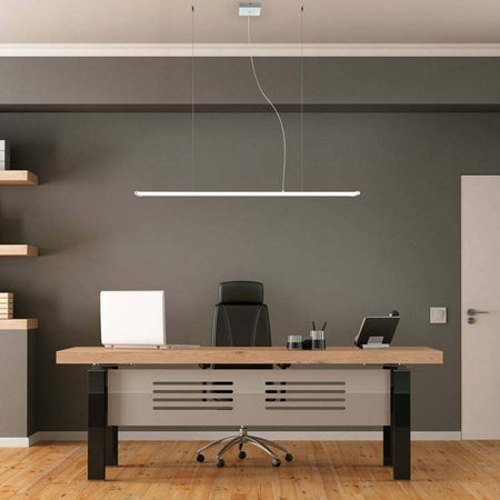 Lampadario-moderno-Promoingross-LINE-S120-DIM-LED-alluminio-acrilico-sospensione-telecomando-dimmerabile