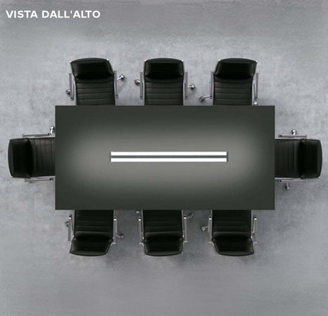 Lampadario-moderno-Promoingross-LINE-S120-DIM-LED-alluminio-acrilico-sospensione-telecomando-dimmerabile