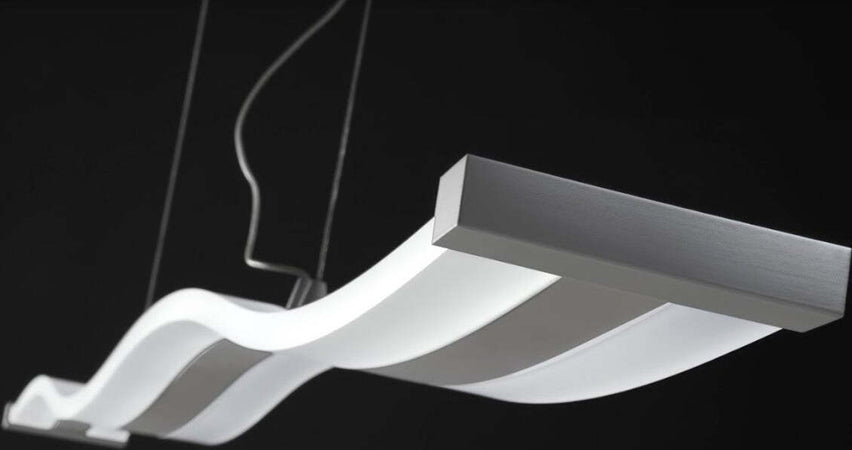 Lampadario-moderno-Promoingross-ONDA-S120-DIM-LED-metallo-metacrilato-sospensione-telecomando-dimmerabile