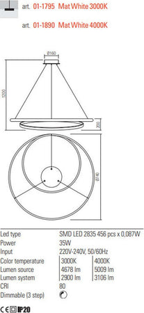 Lampadario-moderno-Redo-group-TORSION-01-1795-01-1890-LED-alluminio-sospensione-dimmerabile