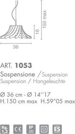 Lampadario-moderno-Selene-illuminazione-PANAMA-1053-011-E27-LED-metallo-sospensione