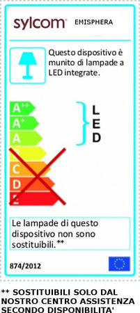 Lampadario-moderno-Sylcom-EMISPHERA-0800-LUX-LED-vetro-murano-sospensione